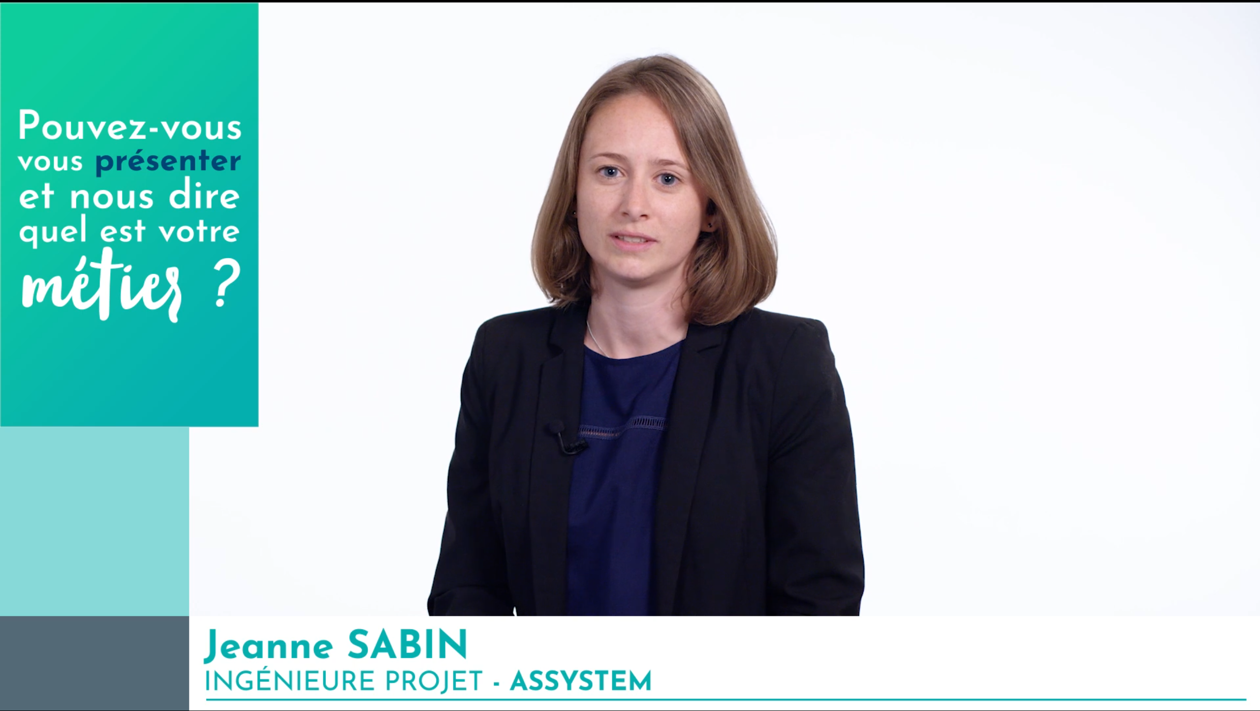 Jeanne Sabin, ingénieure projet, développe le train hydrogène en France